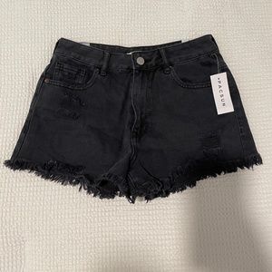 PacSun High-rise black jean shorts WITH TAGS